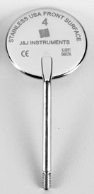 Mouth Mirror, Rhodium #4 SS